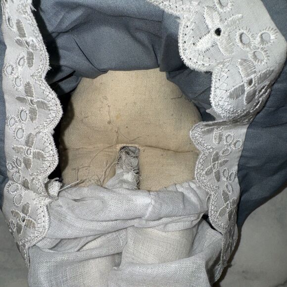 New Vintage Porcelain Mouse Doll 20" Victorian Dress Country Farmhouse Nursery - Picture 5 of 16